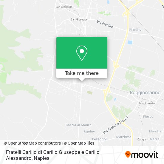 Fratelli Carillo di Carillo Giuseppe e Carillo Alessandro map