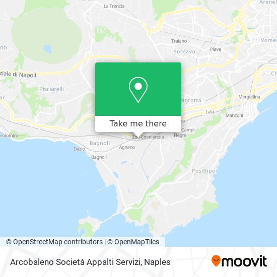 Arcobaleno Società Appalti Servizi map