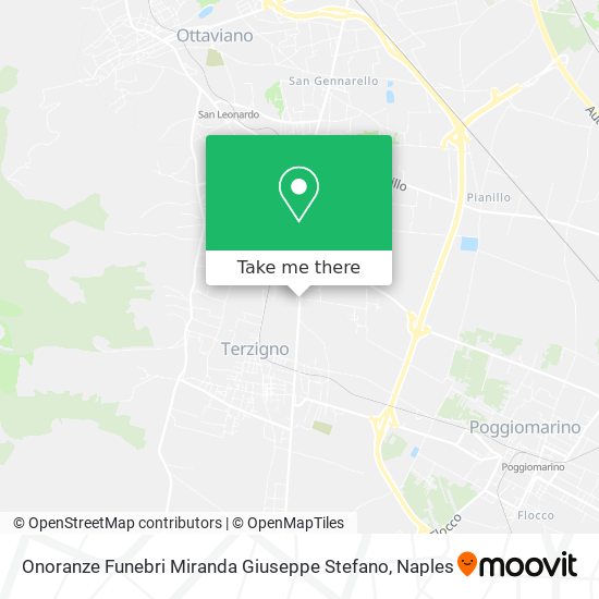 Onoranze Funebri Miranda Giuseppe Stefano map