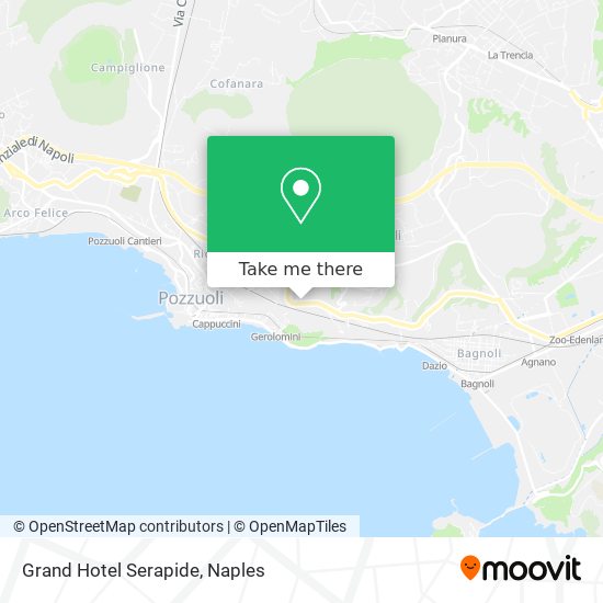 Grand Hotel Serapide map