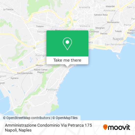 Amministrazione Condominio Via Petrarca 175 Napoli map