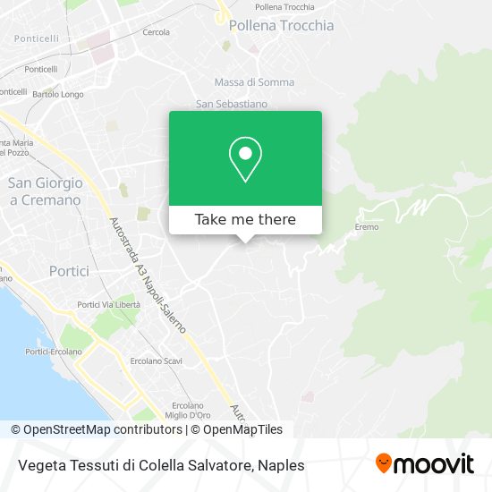 Vegeta Tessuti di Colella Salvatore map