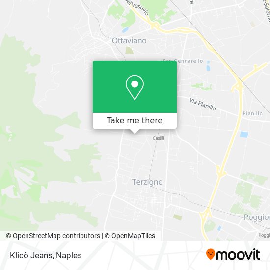 Klicò Jeans map
