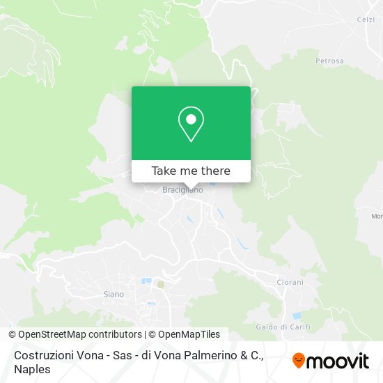 Costruzioni Vona - Sas - di Vona Palmerino & C. map