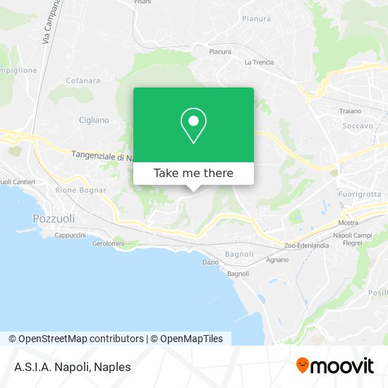 A.S.I.A. Napoli map