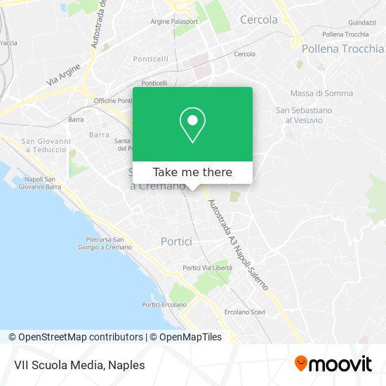 VII Scuola Media map