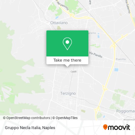 Gruppo Necla Italia map