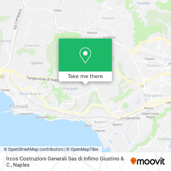 Ircos Costruzioni Generali Sas di Infimo Giustino & C. map