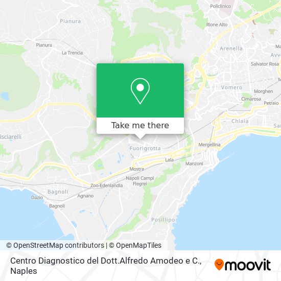 Centro Diagnostico del Dott.Alfredo Amodeo e C. map