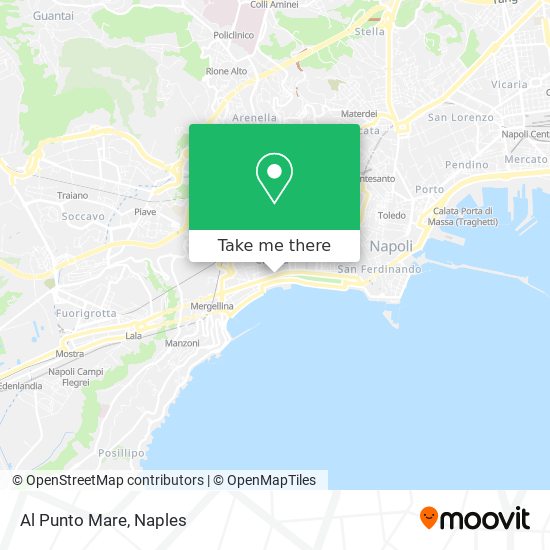 Al Punto Mare map