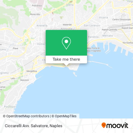 Ciccarelli Avv. Salvatore map