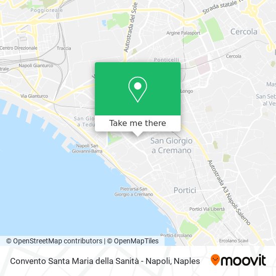 Convento Santa Maria della Sanità - Napoli map