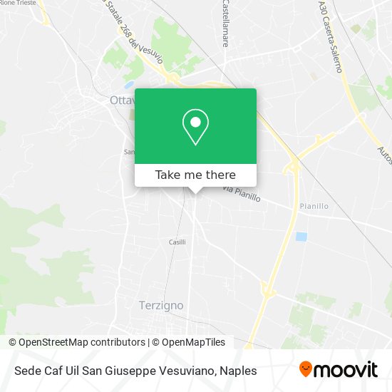 Sede Caf Uil San Giuseppe Vesuviano map