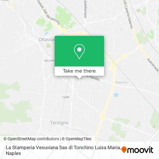 La Stamperia Vesuviana Sas di Tonchino Luisa Maria map