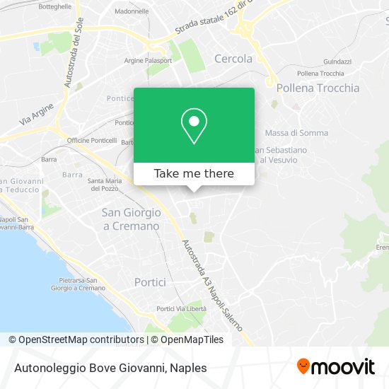 Autonoleggio Bove Giovanni map