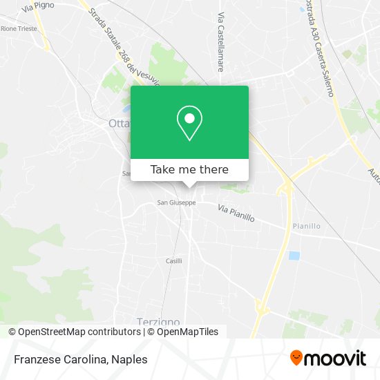 Franzese Carolina map