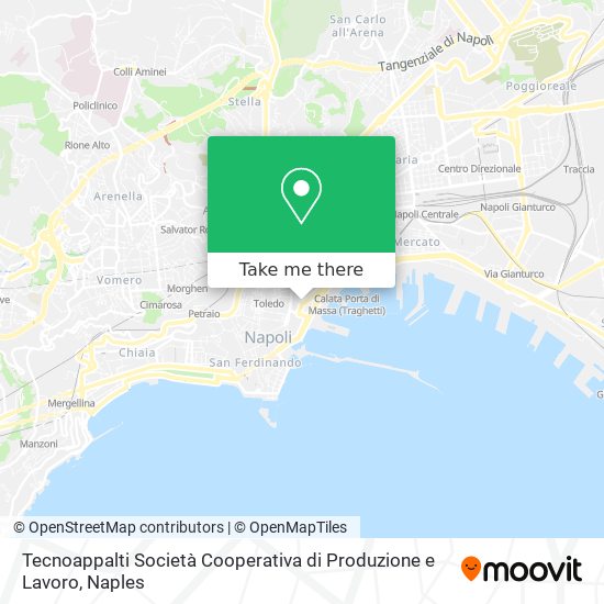 Tecnoappalti Società Cooperativa di Produzione e Lavoro map