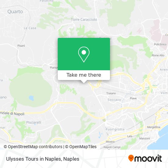Ulysses Tours in Naples map