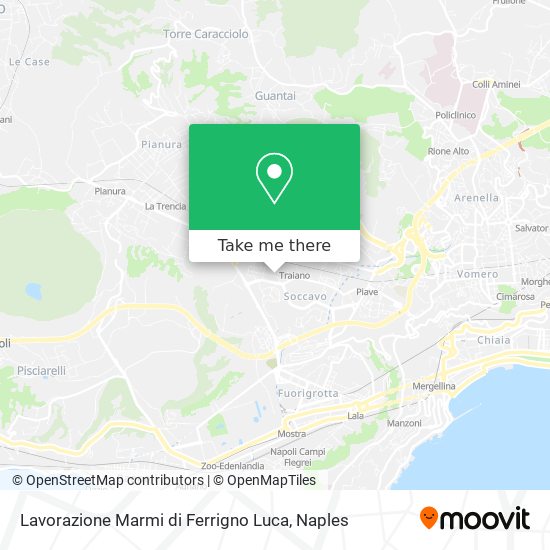 Lavorazione Marmi di Ferrigno Luca map