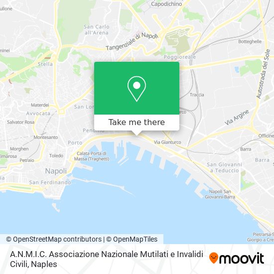 A.N.M.I.C. Associazione Nazionale Mutilati e Invalidi Civili map