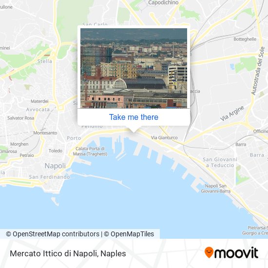 Mercato Ittico di Napoli map