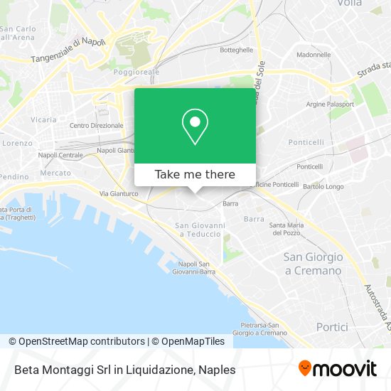 Beta Montaggi Srl in Liquidazione map