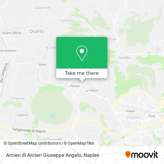 Arcieri di Arcieri Giuseppe Angelo map