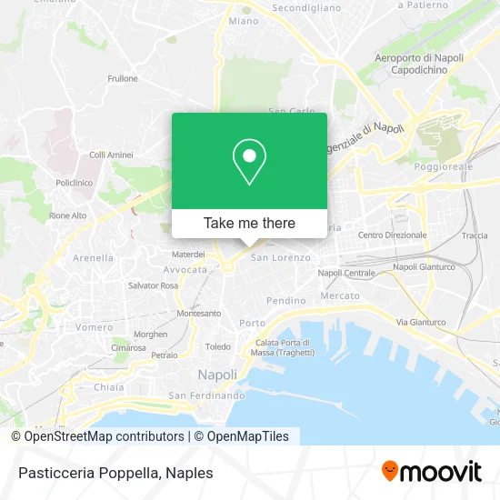Pasticceria Poppella map