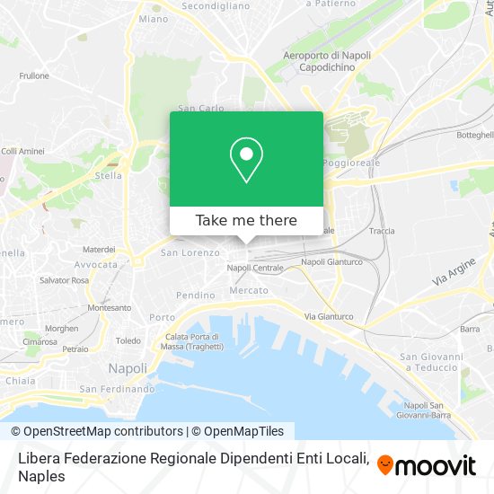 Libera Federazione Regionale Dipendenti Enti Locali map