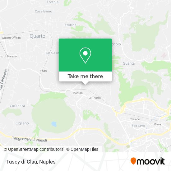 Tuscy di Clau map