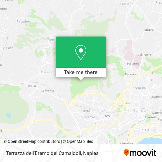 Terrazza dell'Eremo dei Camaldoli map