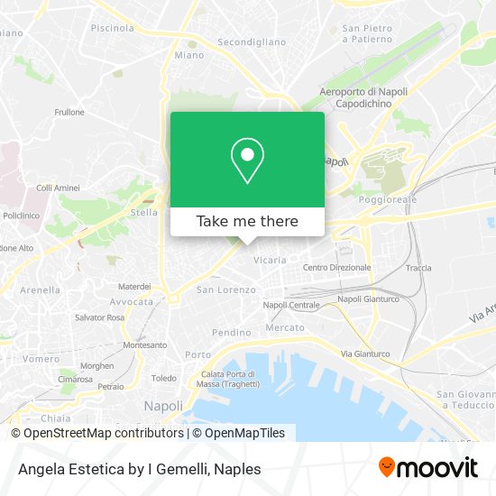 Angela Estetica by I Gemelli map