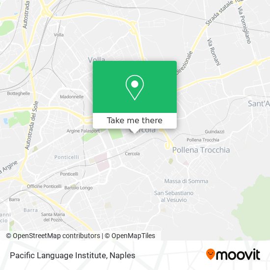 Pacific Language Institute map