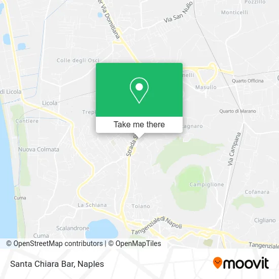 Santa Chiara Bar map