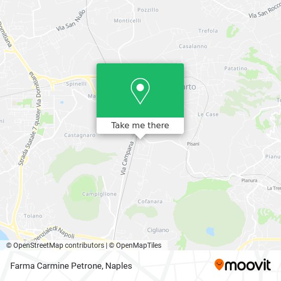 Farma Carmine Petrone map