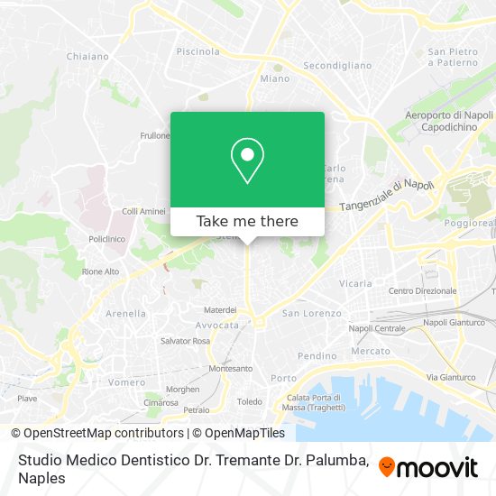Studio Medico Dentistico Dr. Tremante Dr. Palumba map