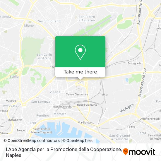 L'Ape Agenzia per la Promozione della Cooperazione map