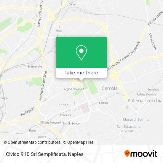 Civico 910 Srl Semplificata map