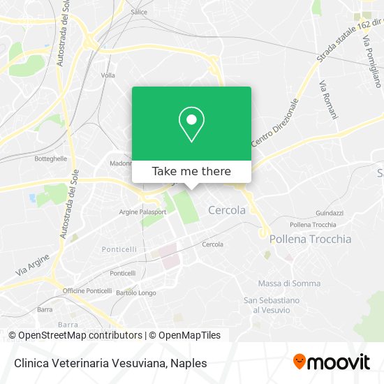 Clinica Veterinaria Vesuviana map