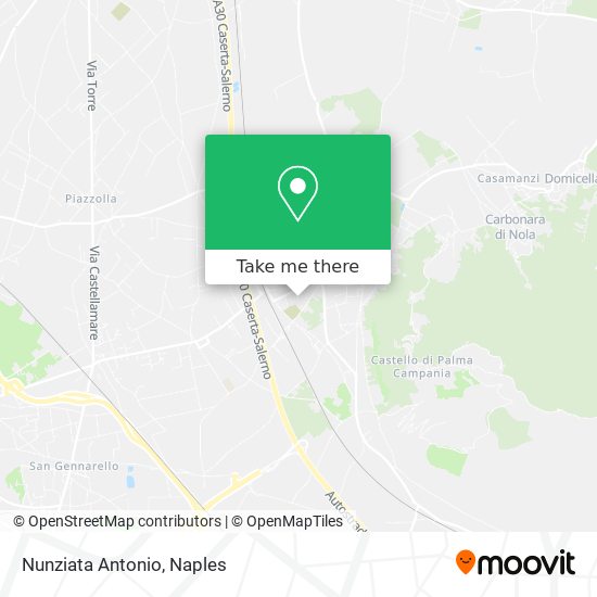 Nunziata Antonio map
