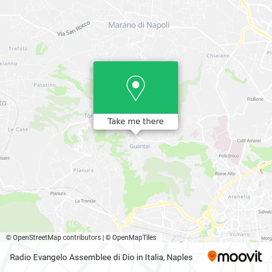 Radio Evangelo Assemblee di Dio in Italia map