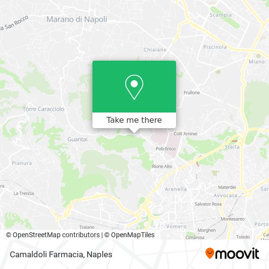Camaldoli Farmacia map