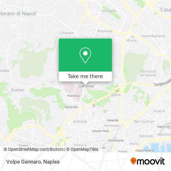 Volpe Gennaro map