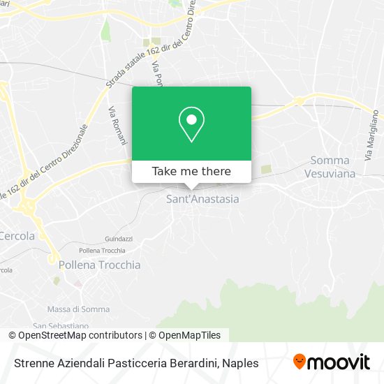 Strenne Aziendali Pasticceria Berardini map