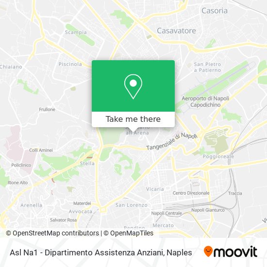 Asl Na1 - Dipartimento Assistenza Anziani map
