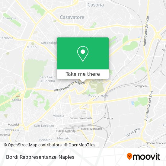 Bordi Rappresentanze map