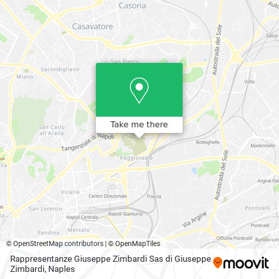 Rappresentanze Giuseppe Zimbardi Sas di Giuseppe Zimbardi map