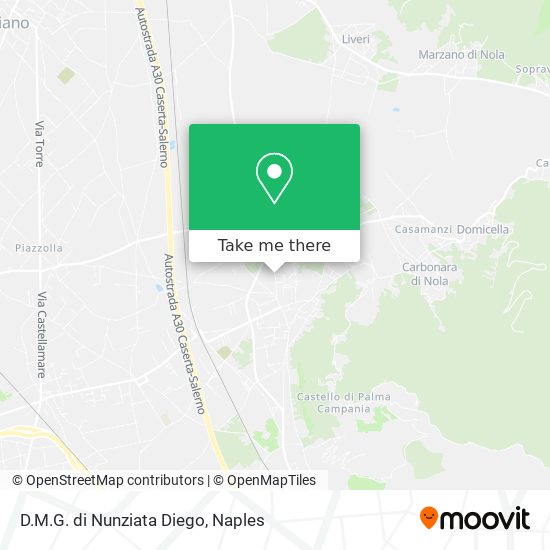 D.M.G. di Nunziata Diego map