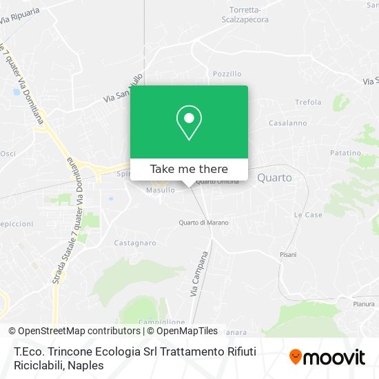 T.Eco. Trincone Ecologia Srl Trattamento Rifiuti Riciclabili map