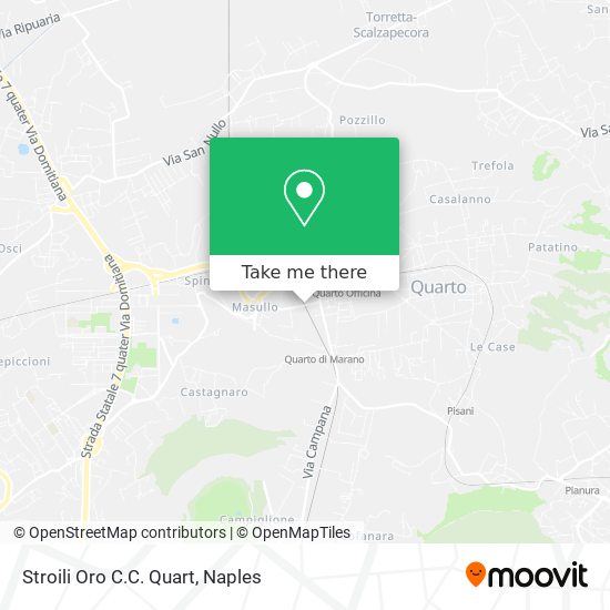 Stroili Oro C.C. Quart map